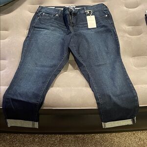 Torrid Dark Blue Ankle Jeans